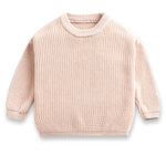 Handgestrickter personalisierter Strickpullover aus 100% Baumwolle