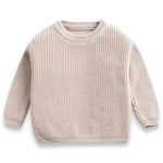 Handgestrickter personalisierter Strickpullover aus 100% Baumwolle