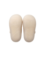 Babyloom Puschies Sohle Detail — flexible TPR-Sohle für natürliche Fußentwicklung