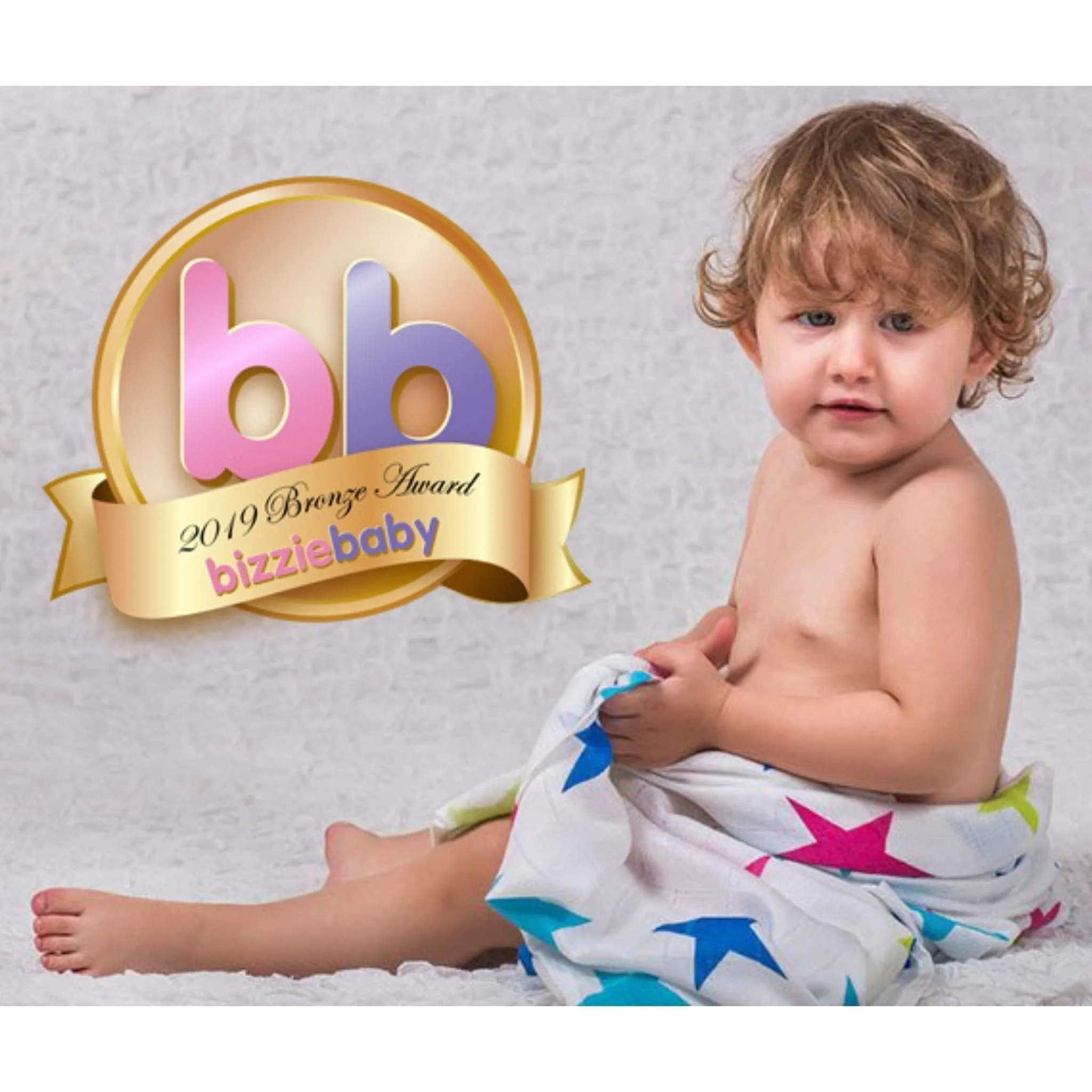 Twin Pack Shinny Bamboo Muslin Cloth - 120cmx120cm